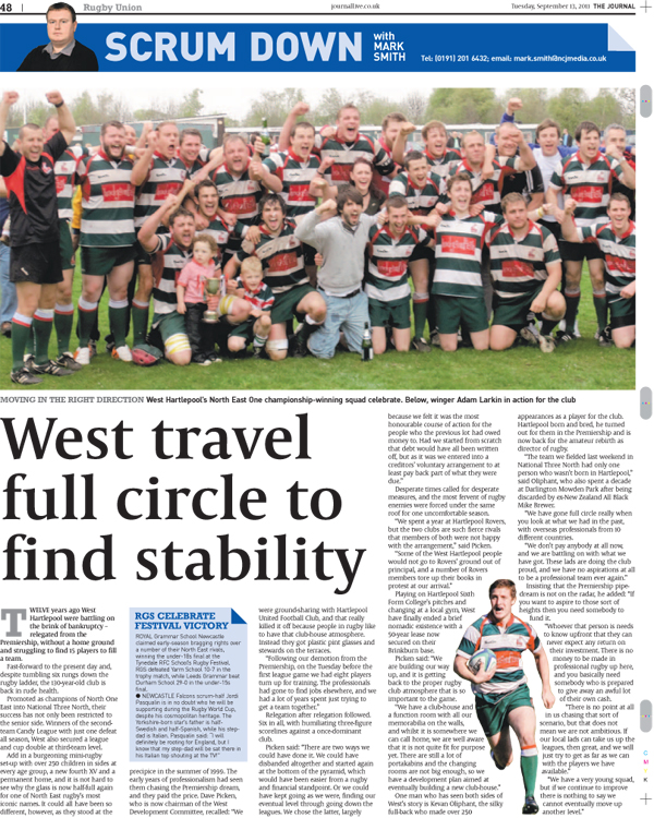 Journal Scrumdown article