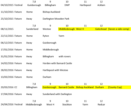 minis fixtures