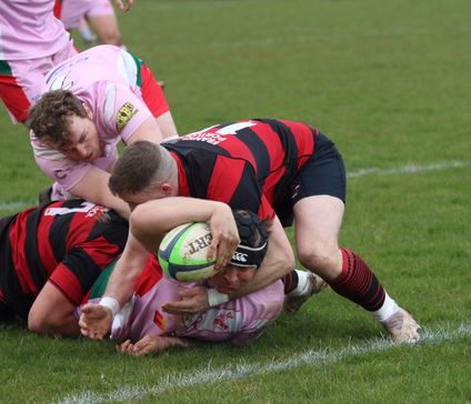 Aspatria Corbett try pink