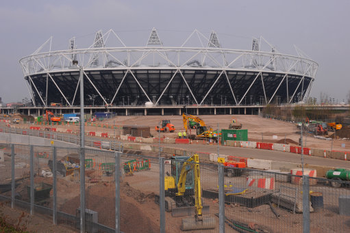 A general view of the Olympic Stadium in Stratford, London.