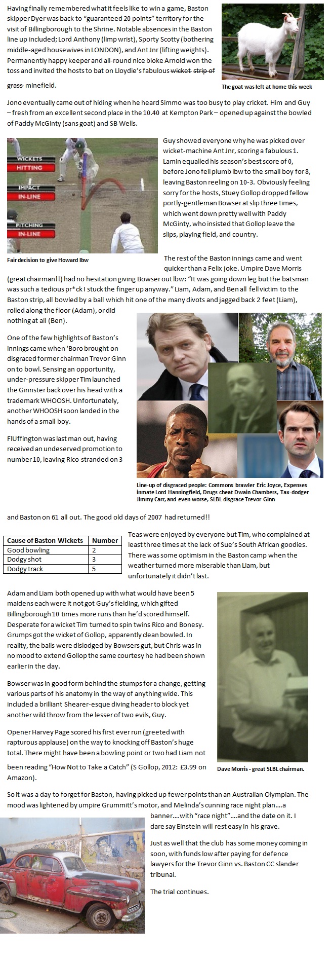 Billingborough Report
