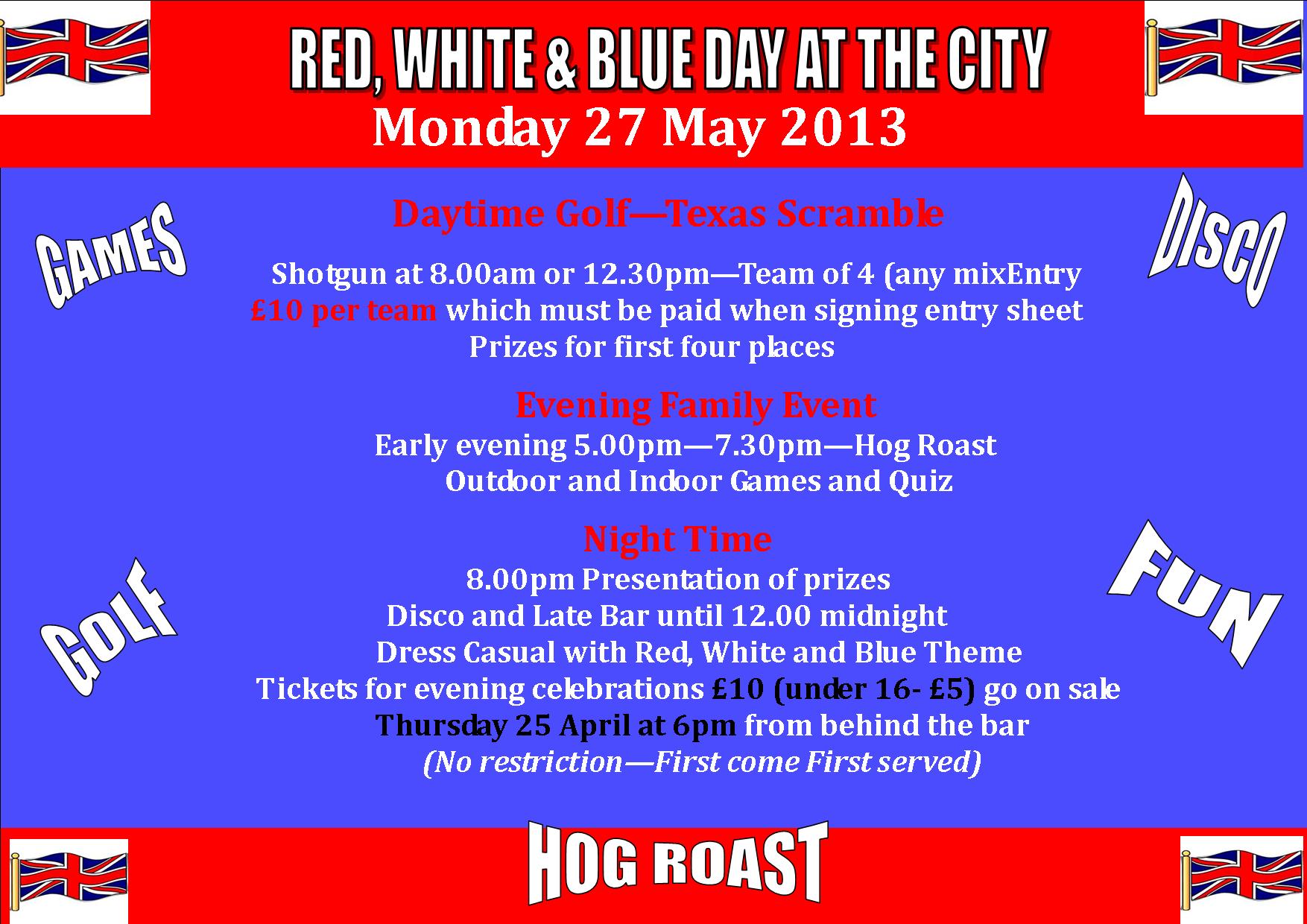 red white & blue day