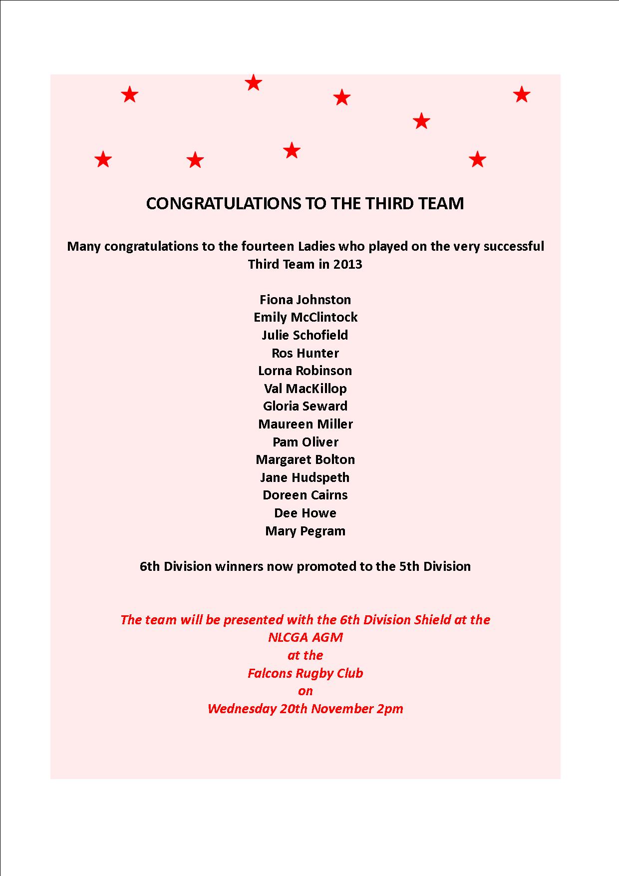 Congratulations