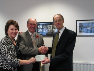 Dave Fletcher - Charity Cheque Dave Fletcher - Charity Cheque