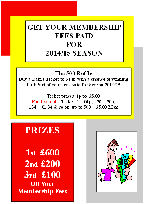 500 Club Poster 2014/15