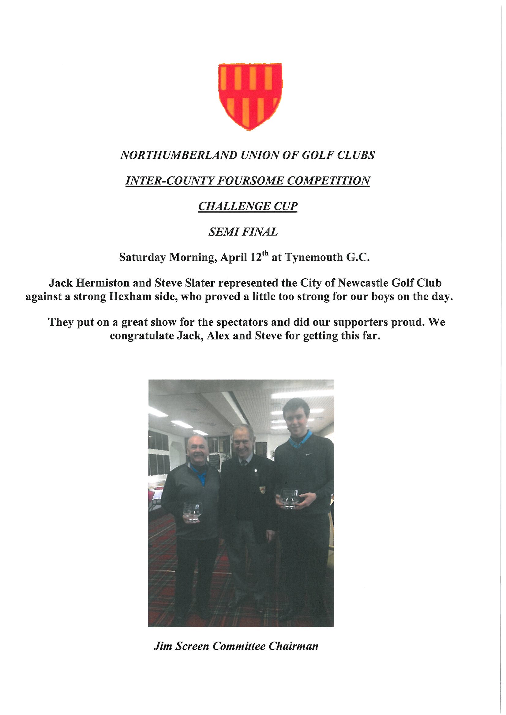 Results 12 April