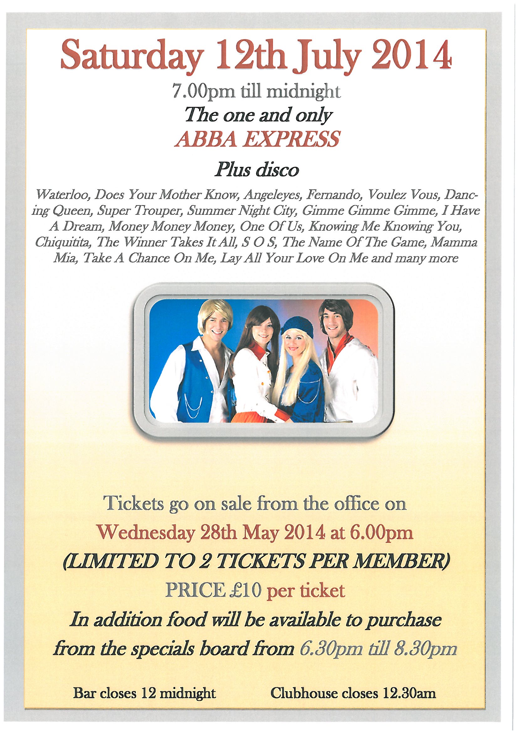 ABBA night