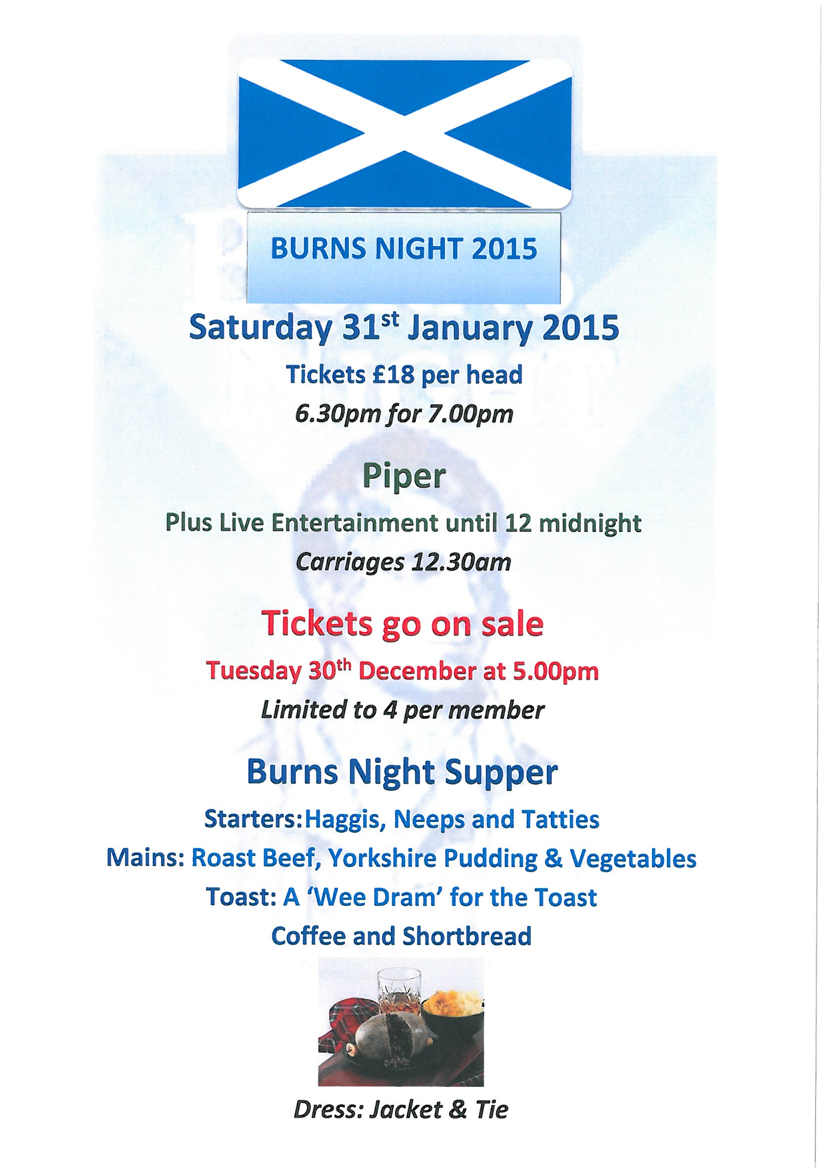 Burns Night 2015