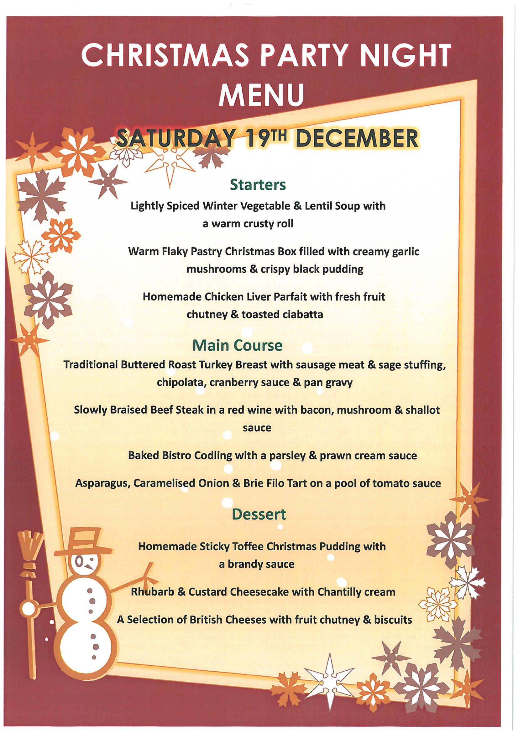 Christmas Party Night2015 poster