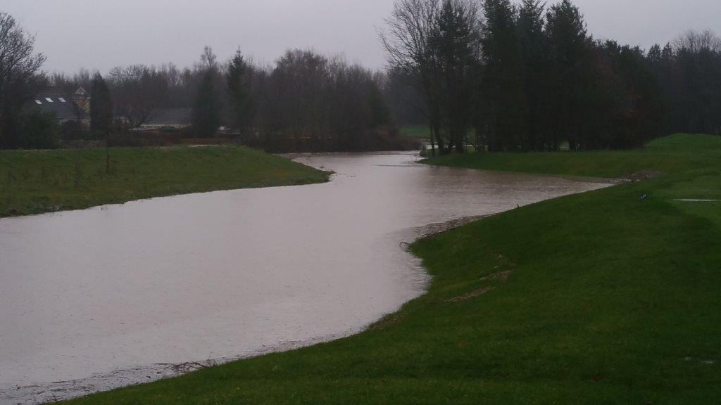 5th Jan 2016 - 13th fairway new burn full looking towards the 14th